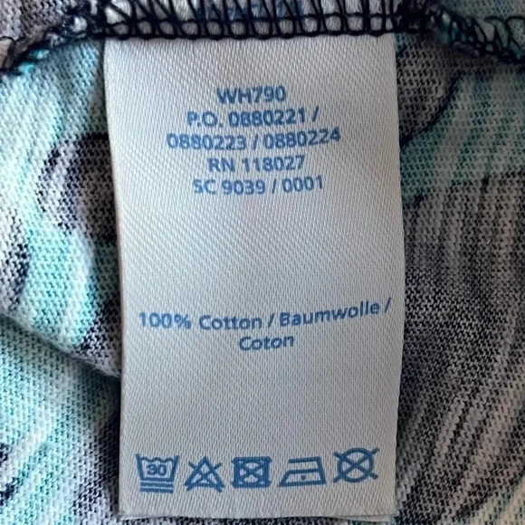 Boden Amber Blue Day Dress Size 4R Tropical Floral - Picture 9 of 11